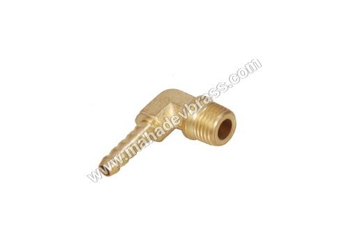 Golden Brass Hose Elbow