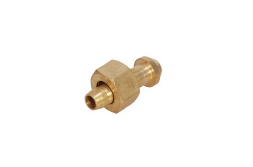 Brass Nut Nipple - Brass, 1/4"-1" NPT Size Range, Polished Finish, 150 PSI Pressure Rating | Ideal for Plumbing & Pneumatic Fluid Connections, ASTM B16 Compliant