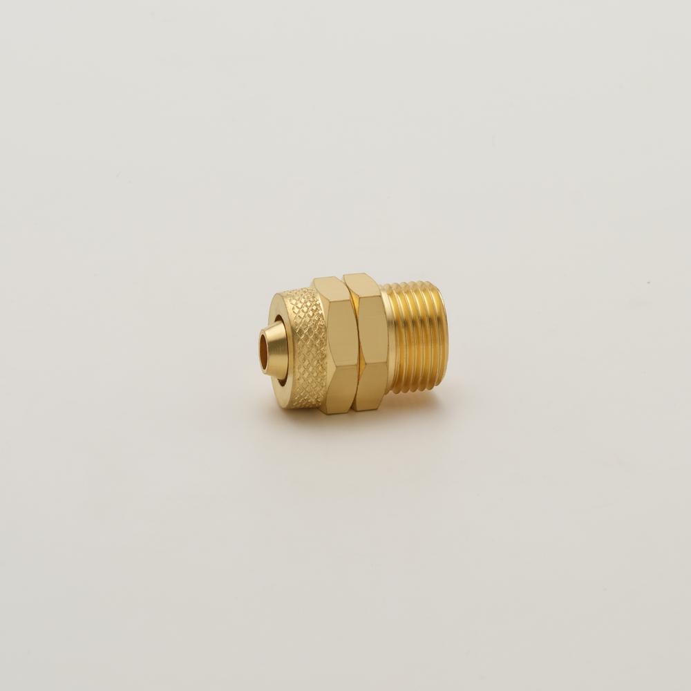 Brass Pu Male Connector - Application: Industrial
