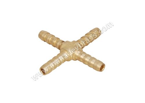 Brass 4 Way Hose Joint