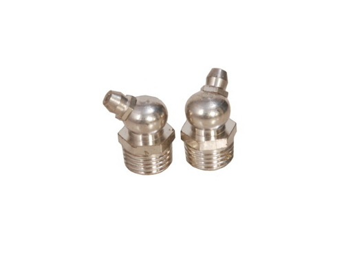 Industrial Brass Grease Nipple - Color: Silver