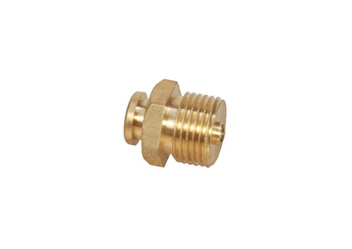 Brass Grease Nipple Button Type - Color: Golden