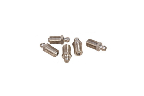Brass Straight Long Grease Nipple - Color: Silver