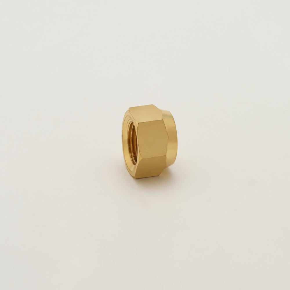 Brass Flare Nuts - Color: Golden