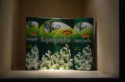G. Rajinighandha - Natural Ingredients, Green Incense Sticks | Soothing Aroma, Eco-Friendly, Mystic Odor, Less Residue