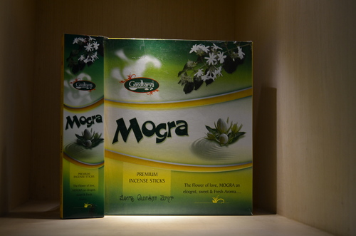 G. Mogra Incense Sticks - Natural Ingredients, Variety of Packaging | Calming Scent, Less Fumes, Long Lasting, Mystic Odor