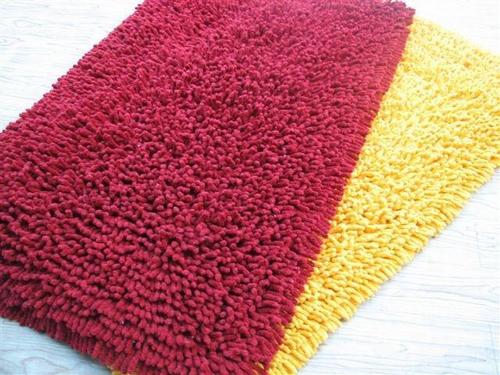 Chenille Bath Mats Back Material: Woven Back