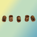 Brass CNC Bolt Nut with Knurling