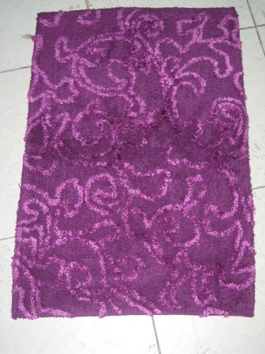 Purple Bath Mats Back Material: Woven Back