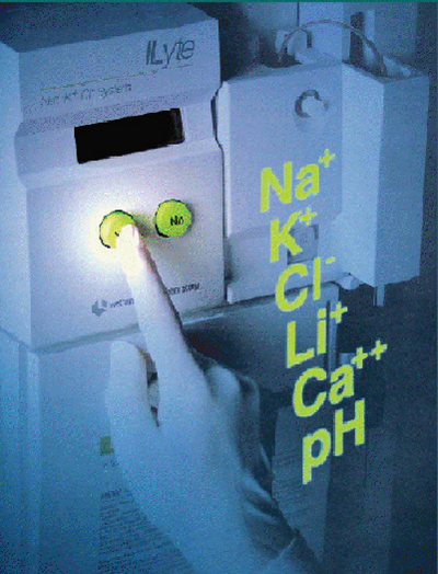 ILyte Na+, K+, Ca++, pH Analyzer