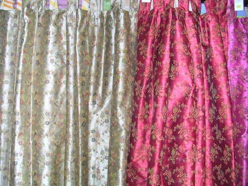 Pink Chiffon Curtain