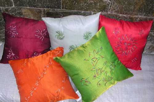 Multicolor Sequin Cushion Cover