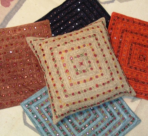 Multicolor Jaipuri Cushion Covers