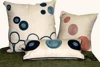 White Canvas Cushion Cover