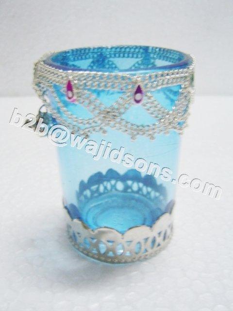 clean glass votive holder