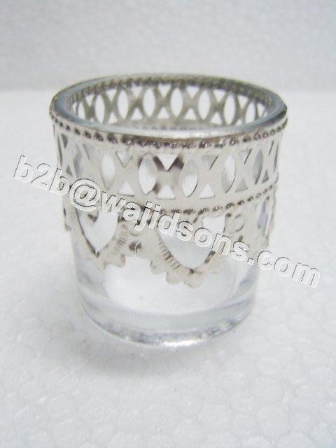 colored votive candle holders