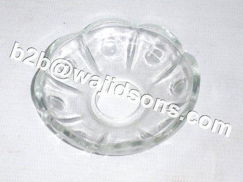 Discount Votive Candle Holders - Glass 8x8x2 cm, Clear Flower Shape, Elegant Durable Design