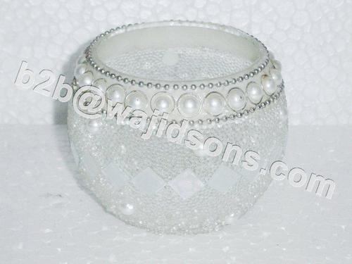 glass unique candle holder