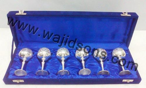 Silver Plated Glass