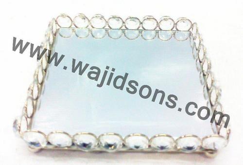 Square Crystal Handmade Tray