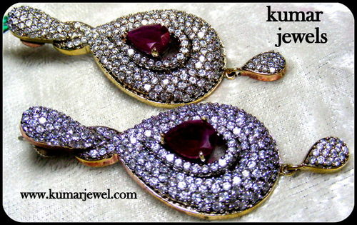 antique diamond style earrings.