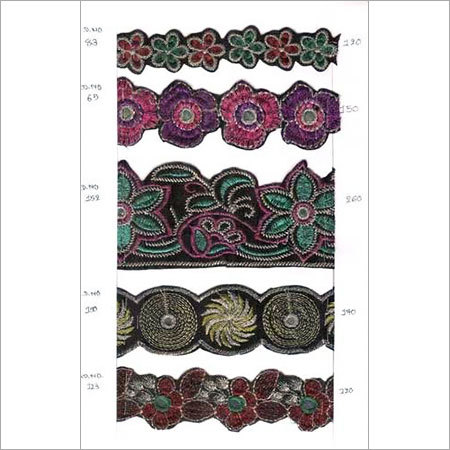 Thread Embroidered Laces