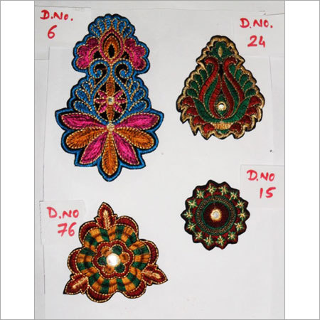 Ladies Suits Embroidered Patches