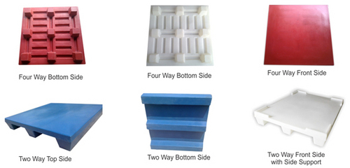 Blue Roto Moulds Plastic Pallets