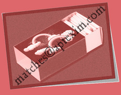 Printed Match - Cardboard Paper, 50x35x15 mm, Red | Customizable Design, Durable, Attractive Prints