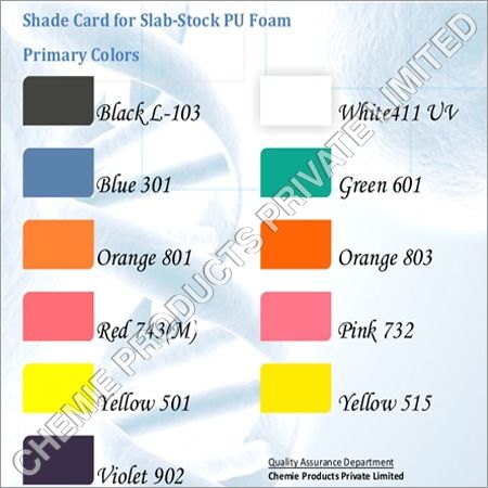 Pigments for PU Foam