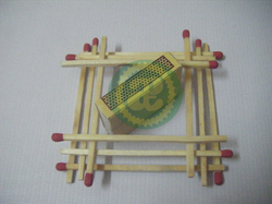 Cheap Fosforos Matches - Cardboard, 42mm, Yellow | Long Burn, Easy Lighting, Safe Use, 40 Matchsticks