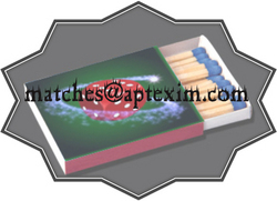 Fancy Matchboxes - Cardboard & Wood, 50x35x15 mm | Cigar Lighting, 50 Matches, Full Color Printing