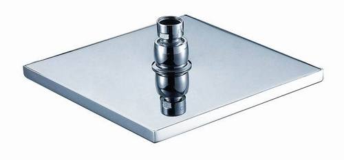 Metal Threaded Mount with Chrome Finish - 15x15x5 cm, 10kg Load Capacity, Stable Base, Easy Assembly