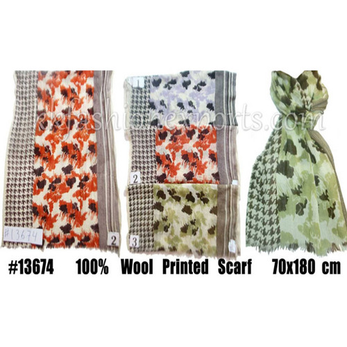 Wool Printed Scarf
