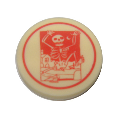 Milky Carrom Striker