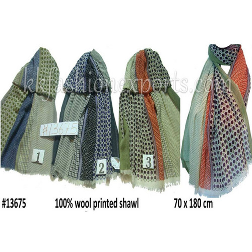 Wool Printed Scarf