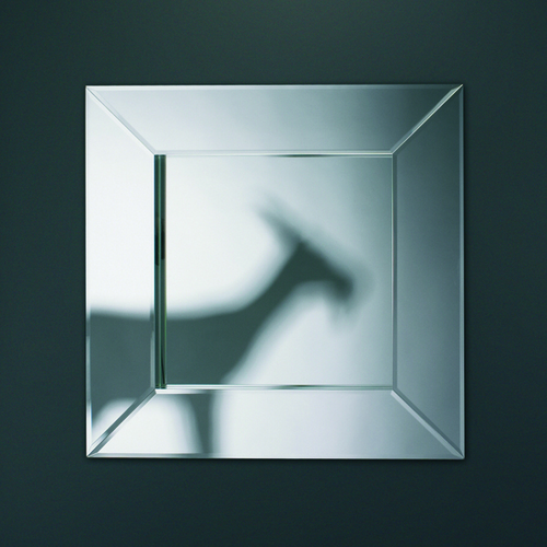 Square Glass Wall Mirror - 12x12 Inches, 0.25 Inch Thick, Beveled Edge | Clear Reflection, Stylish Design, Durable, Easy to Clean