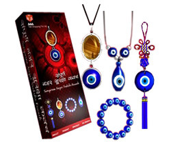 Multi Level Marketing Products - Glass, Metal, Stone, Variable Dimensions, Blue | Evil Eye Protection, Attractive Designs, Spiritual Significance, Versatile Usage