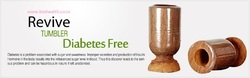 Revive Tumbler - Herbal Material, Variable Dimensions, Brown | Diabetes Care, Natural Remedy, Easy Usage