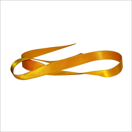 Yellow Colour Satin Ribbon