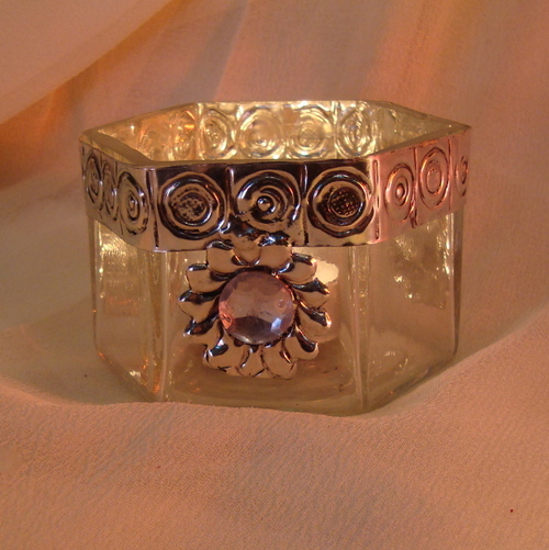 GLASS CANDLE HOLDER ,MATEL CANDLE VOTIVE , DECORATIVE CANDLE HOLDER , COLORED CANDLE HOLDER 