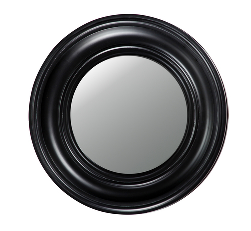 9381 - Wood And Glass Frame, 30cm Diameter, Black | Elegant Design, High Clarity, Durable Frame, Easy Installation