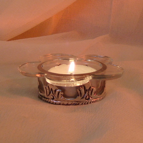 GLASS CANDLE HOLDER ,MATEL CANDLE VOTIVE , DECORATIVE CANDLE HOLDER , COLORED CANDLE HOLDER 