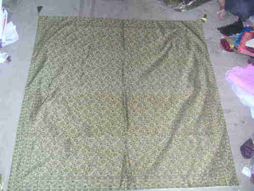 Olive Green Polyester Table Linen