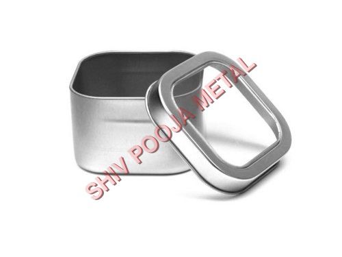Tin Container with Cap