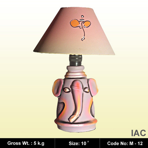 Terracotta Night lamp: Ganesh