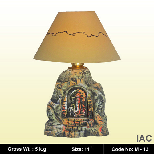 Terracotta Night Lamp: Ganesh