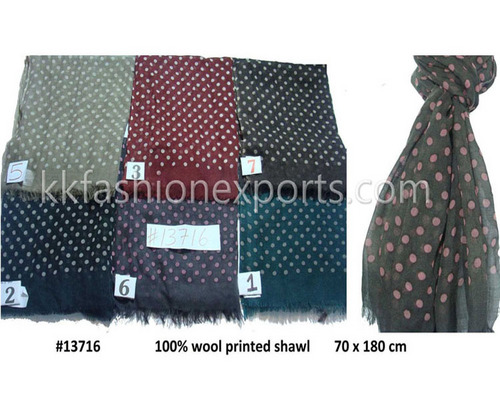 Wool Printed Shawl