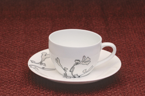 Cup Saucer - Coffee cream