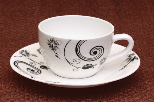 Cup Saucer - Coffee cream